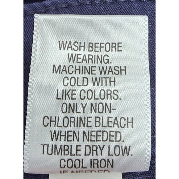 Croft & Barrow The Effortless Stretch Pants Size 6 Classic Comfort Navy EUC - Picture 6 of 9